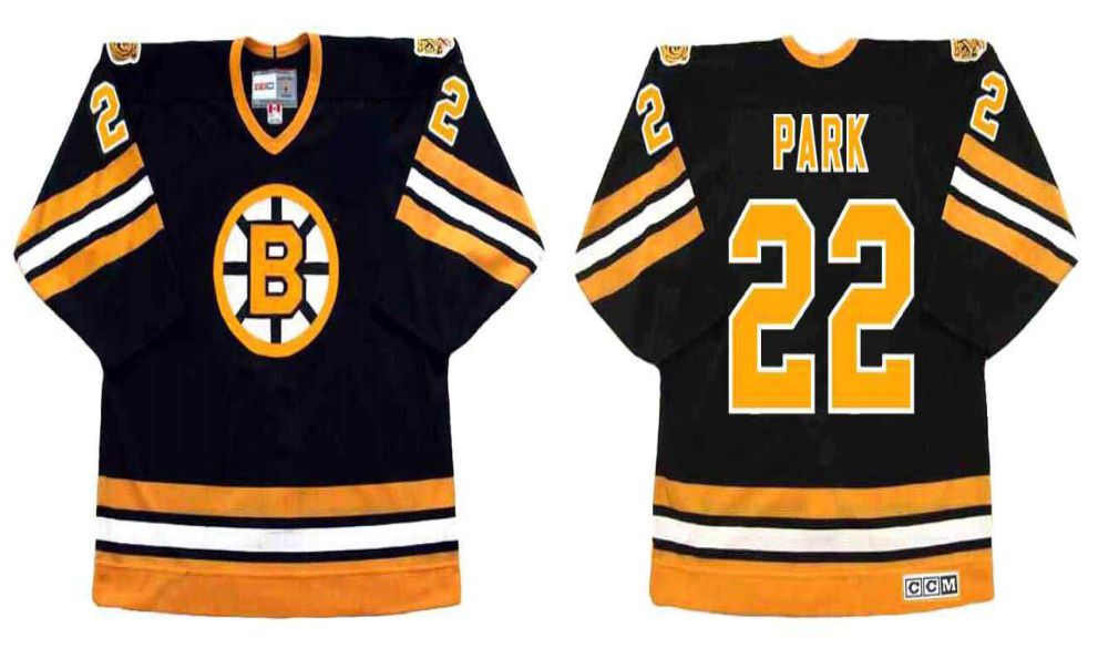 2019 Men Boston Bruins #22 Park Black CCM NHL jerseys